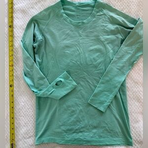 Lululemon Mint Green Long Sleeve Top, sz10